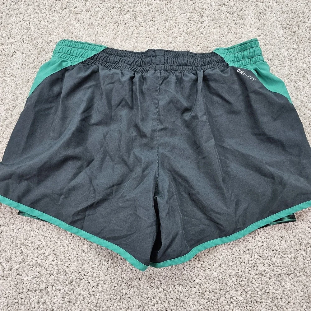 Nike Tempo Gray Teal Shorts with built In Spandex Size‎ Small
